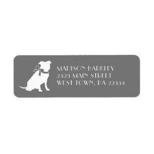Pit Bull Dog Puppy Pitbull Label