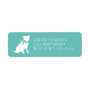 Pit Bull Dog Puppy Pitbull Label