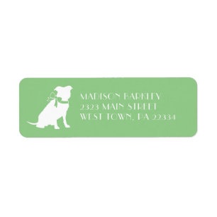 Pit Bull Dog Puppy Pitbull Label
