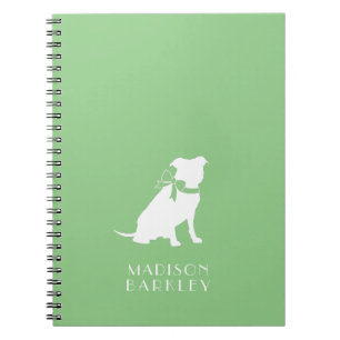 Pit Bull Dog Puppy Pitbull Notebook