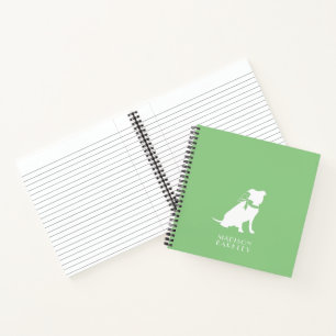 Pit Bull Dog Puppy Pitbull Notebook