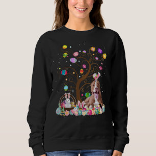 Pit Bull Easter Day Funny Pit Bull Bunny Ears And  Sweatshirt
