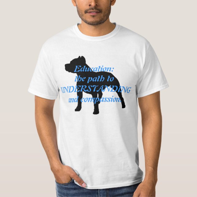 Pit Bull Education T-Shirt (Front)