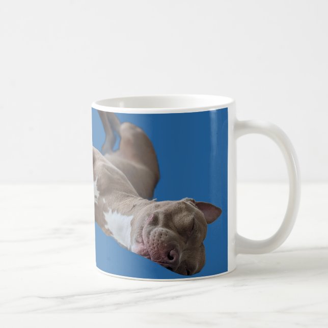 Pit Bull Funny Coffee Mug (Right)