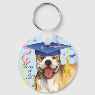 Pit Bull Graduate Key Ring