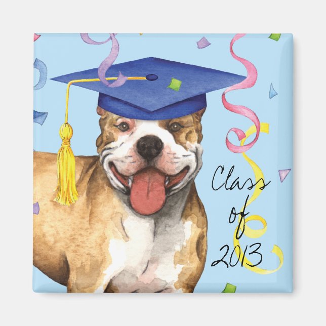 Pit Bull Graduate Magnet (Front)