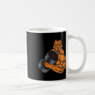 Pit Bull Gym Fitness - Weightlifting Deadlift Body Coffee Mug