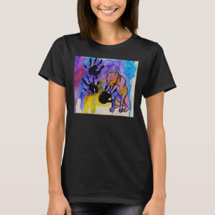 Pit Bull Hand Print T-Shirt