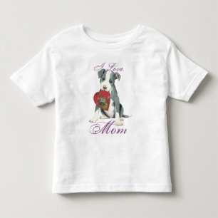 Pit Bull Heart Mum Toddler T-Shirt