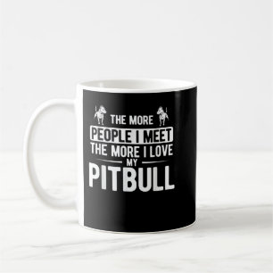 Pit Bull - I Love Mum Tattoo Mother's day gifts T- Coffee Mug