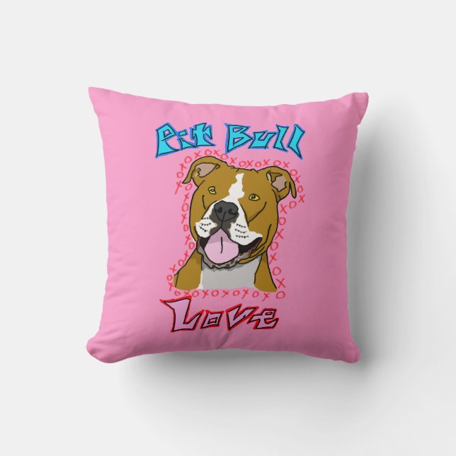 Pit Bull Love Cushion (Front)