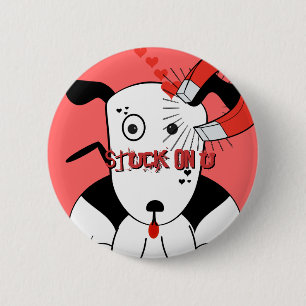 Pit Bull Lover Petey Lover Bull Terrier Love 6 Cm Round Badge