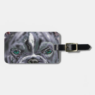 Pit bull Luggage Tag