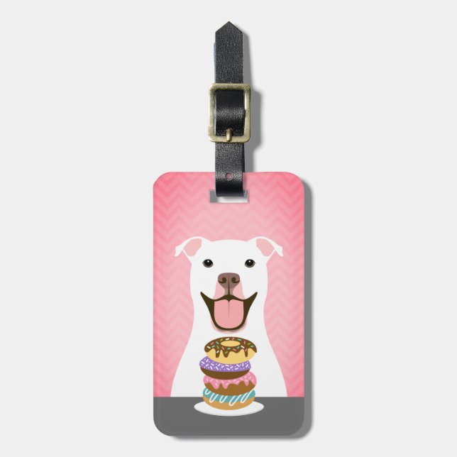 Pit Bull Luggage Tags (Front Vertical)