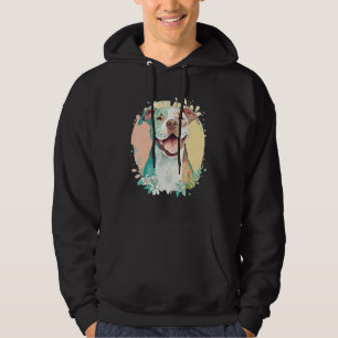 Pit Bull Mom Dog Lover Colorful Artistic Pitbull O Hoodie