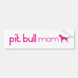 Pit Bull Mum Bumper Sticker