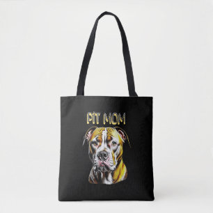 Pit Bull Mum Dog Lover's Tote Bag