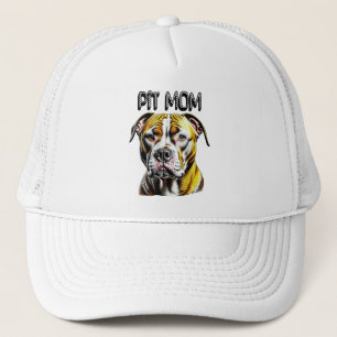 Pit Bull Mum   Dog Lover's  Trucker Hat