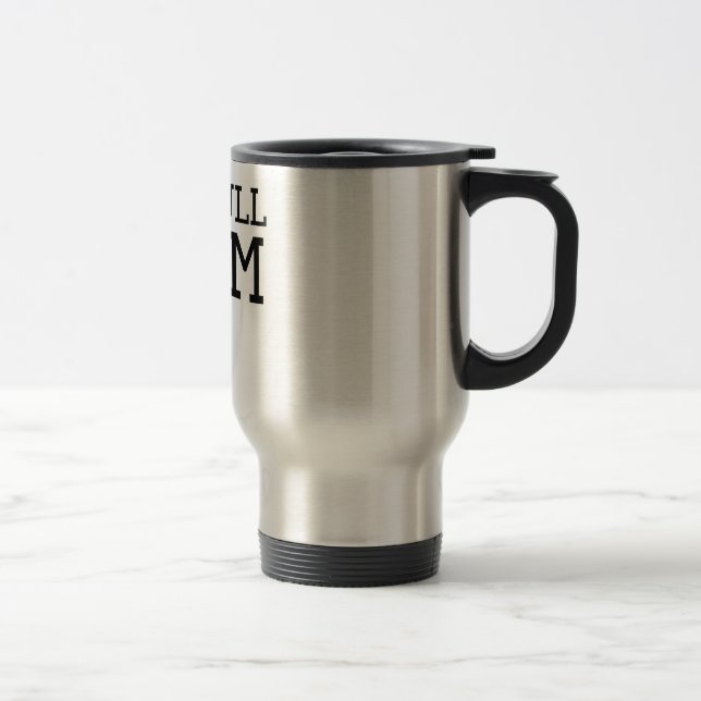 Pit Bull Mum Travel Mug (Right)