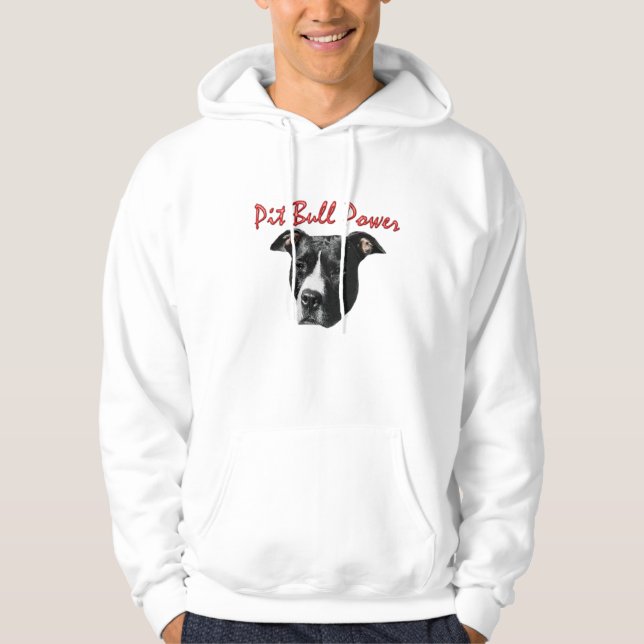 Pit Bull Power Hoodie (Front)