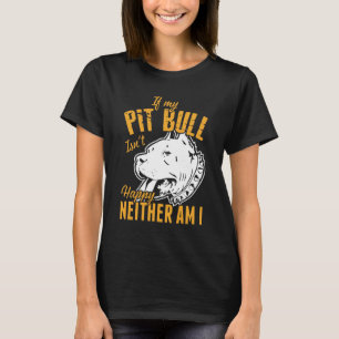 Pit Bull Puppy Dog - Cute Funny Pitbull Mum Dad T-Shirt