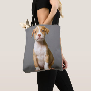 Pit-Bull Puppy Tote Bag