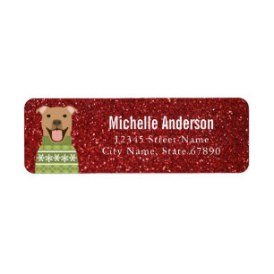 Pit Bull Return Address Labels