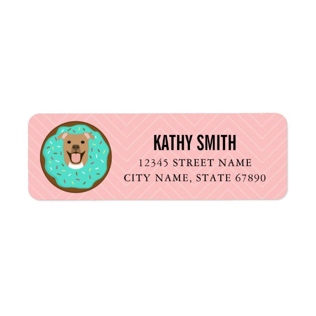 Pit Bull Return Address Labels (Front)