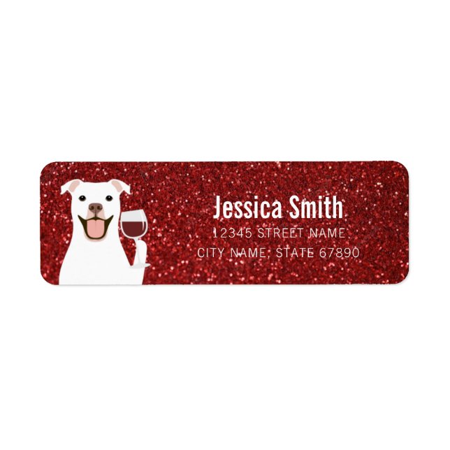 Pit Bull Return Address Labels (Front)