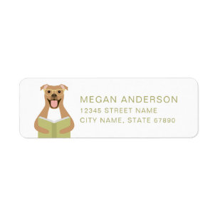 Pit Bull Return Address Labels