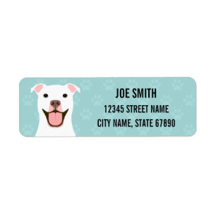 Pit Bull Return Address Labels