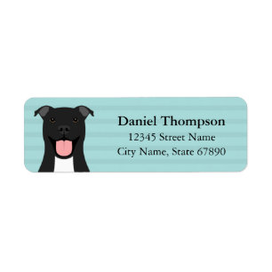 Pit Bull Return Address Labels