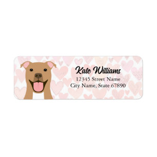 Pit Bull Return Address Labels