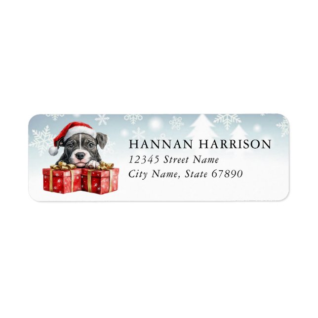 Pit Bull Return Address Labels (Front)