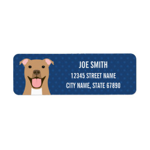 Pit Bull Return Address Labels