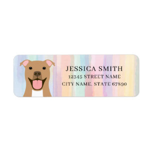 Pit Bull Return Address Labels