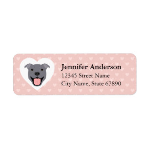 Pit Bull Return Address Labels
