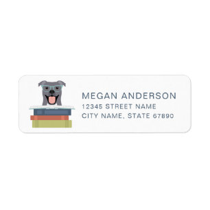 Pit Bull Return Address Labels