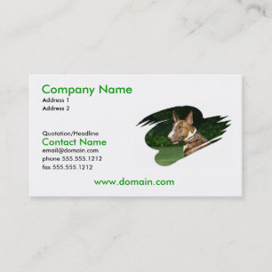 Pit Bull Terrier Business Card
