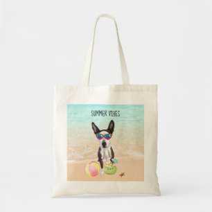 Pit Bull Terrier Mix Beach Tote Bag
