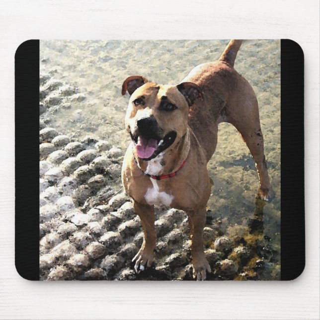 Pit Bull Terrier Mouse Mat (Front)