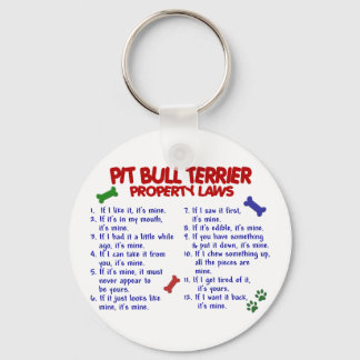 PIT BULL TERRIER Property Laws 2 Key Ring