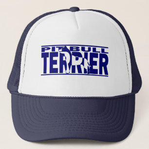 Pit Bull Terrier Silhouette Trucker Hat