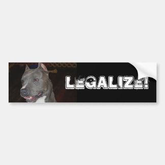 pit bulls bumper sticker
