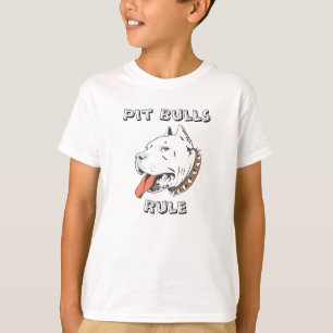 Pit Bulls Rule Boys Tee Shirt