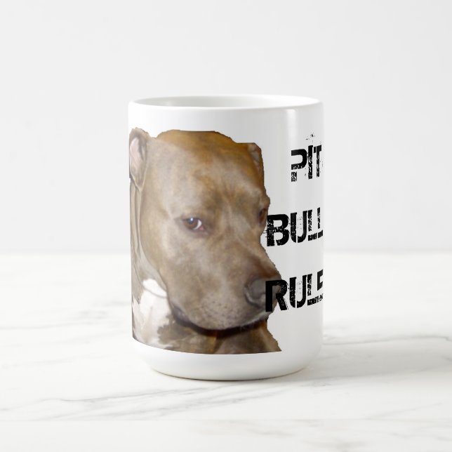 PIT BULLS RULE! COFFEE MUG (Center)