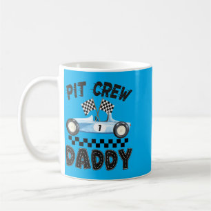 Pit Crew Daddy Race Car Birthday Boy Family Coffee Mug