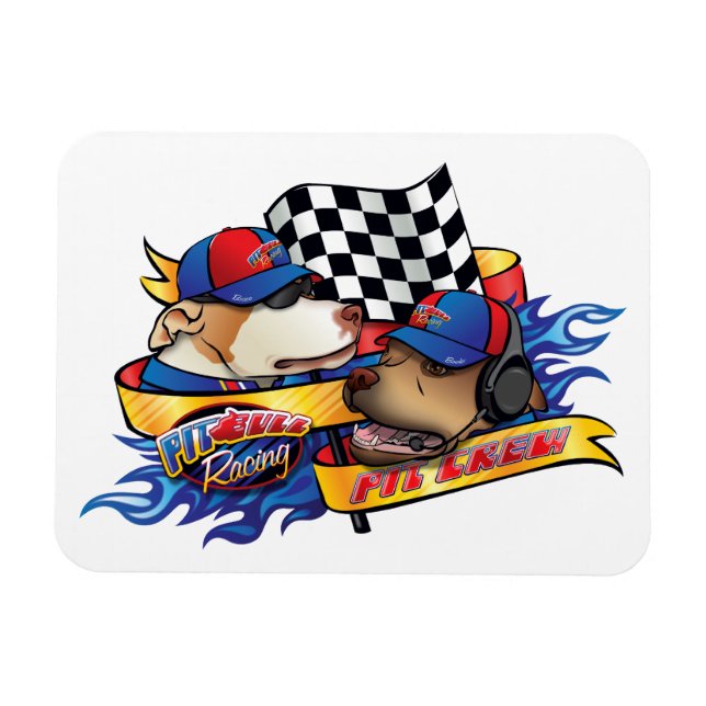 Pit Crew Magnet (Horizontal)