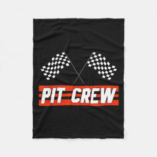 Pit Crew Race Car - Hosting Parties Fleece Blanket