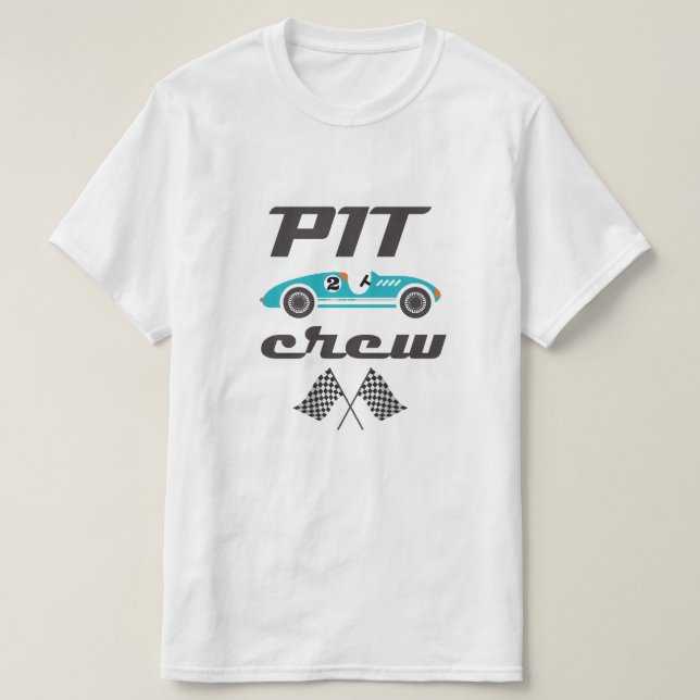 Pit Crew Shirt , Birthday Car Shirt, Birthday Boy (Design Front)